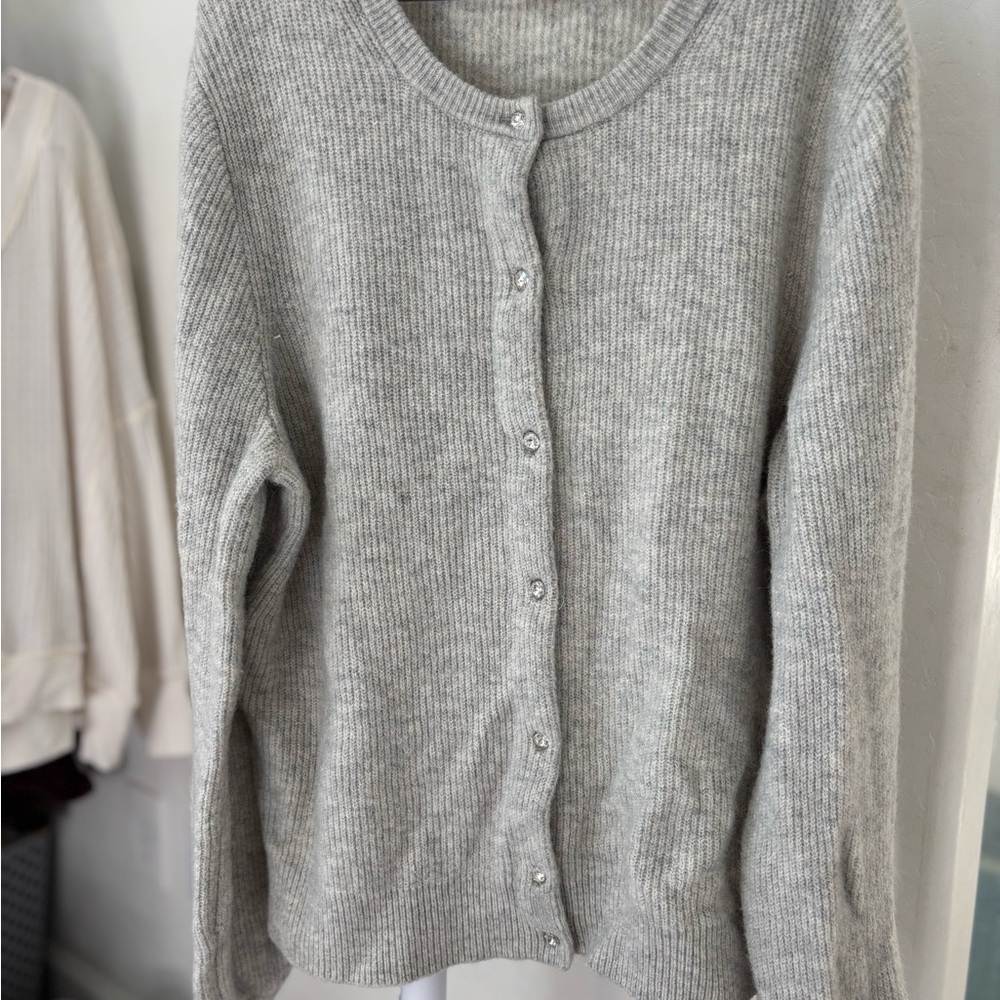 J. Crew cardigan jeweled buttons